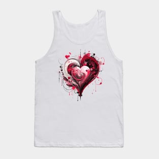 Heart Nouveau Design (Candy) Tank Top